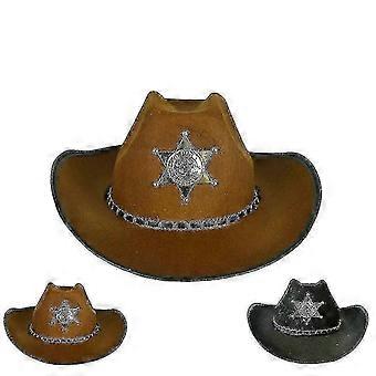 Zwarte Westelijke Cowboyhoed met Mongoolse Stijlmanier voor Europese Markt
