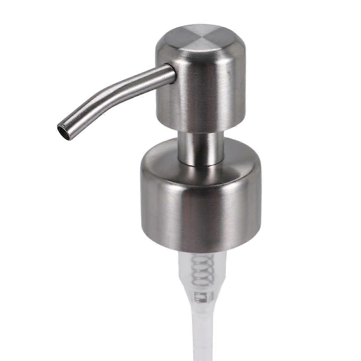 4Pcs Soap Dispenser Pump Replacement Stainless Steel Lotion Dispenser Pump for Regular 28/400 Neck B
