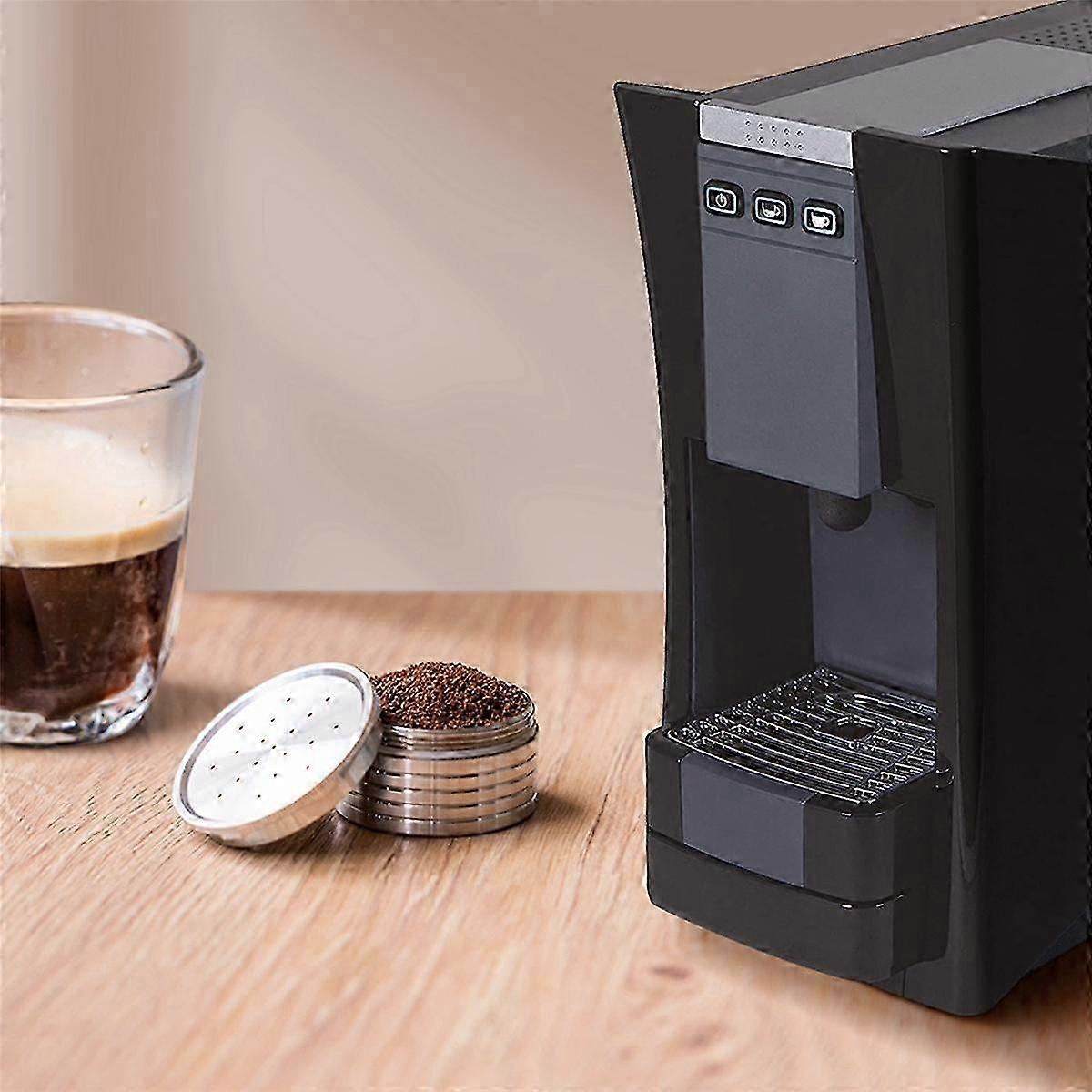 2X compatibile Essse Espresso Caffe - Macchina S.12 Stianless Acciaio Capsule Caffè Riutilizzabili Espresso C