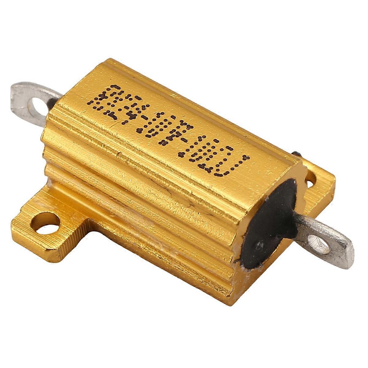 High Power 10 Ohm 10R 10W Watt Aluminum Housed Metal Case Wirewound Resistors