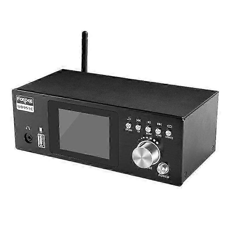UD951C DSD Audio Decoder Standard Version DTS 5.1 Audio Decoder with 3.2Inch Color Screen-US Plug