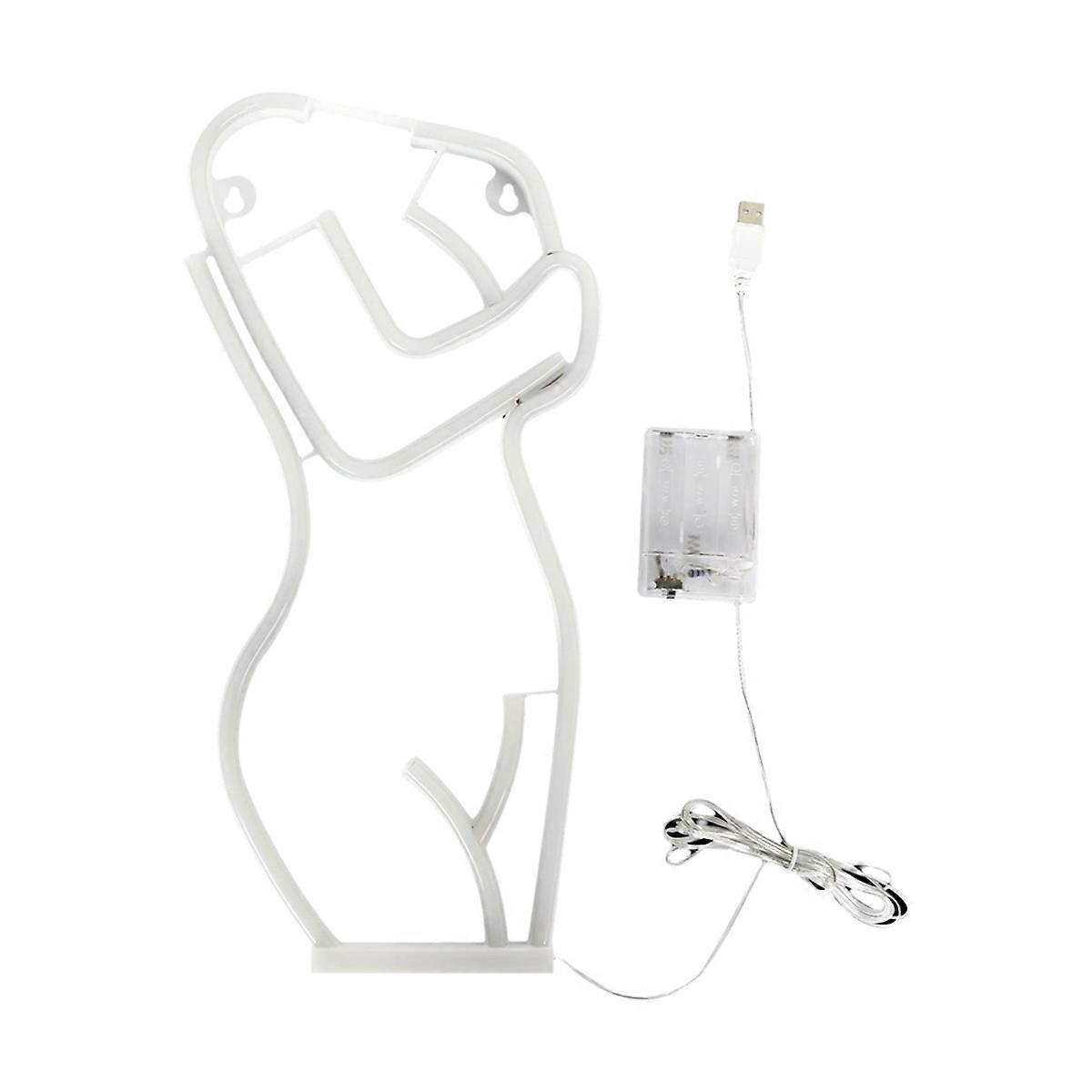 Lady Neon Signs, Led Night Light Wall Art Men Cave Decor
