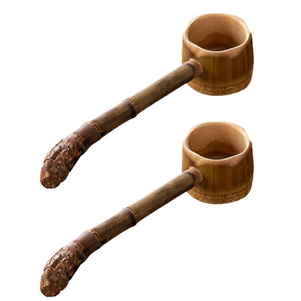 Chinese Retro Water Scoop Wine Raisin Wine Scoop Long Handle Scoop,A