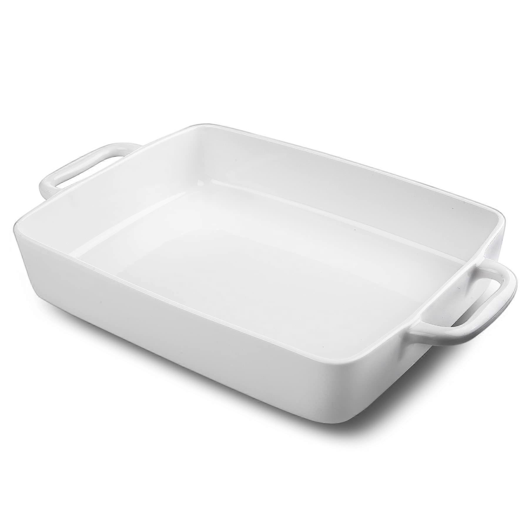 Ceramic Large Rectangular Baking Dish for Cooking Daily Use 9 x13