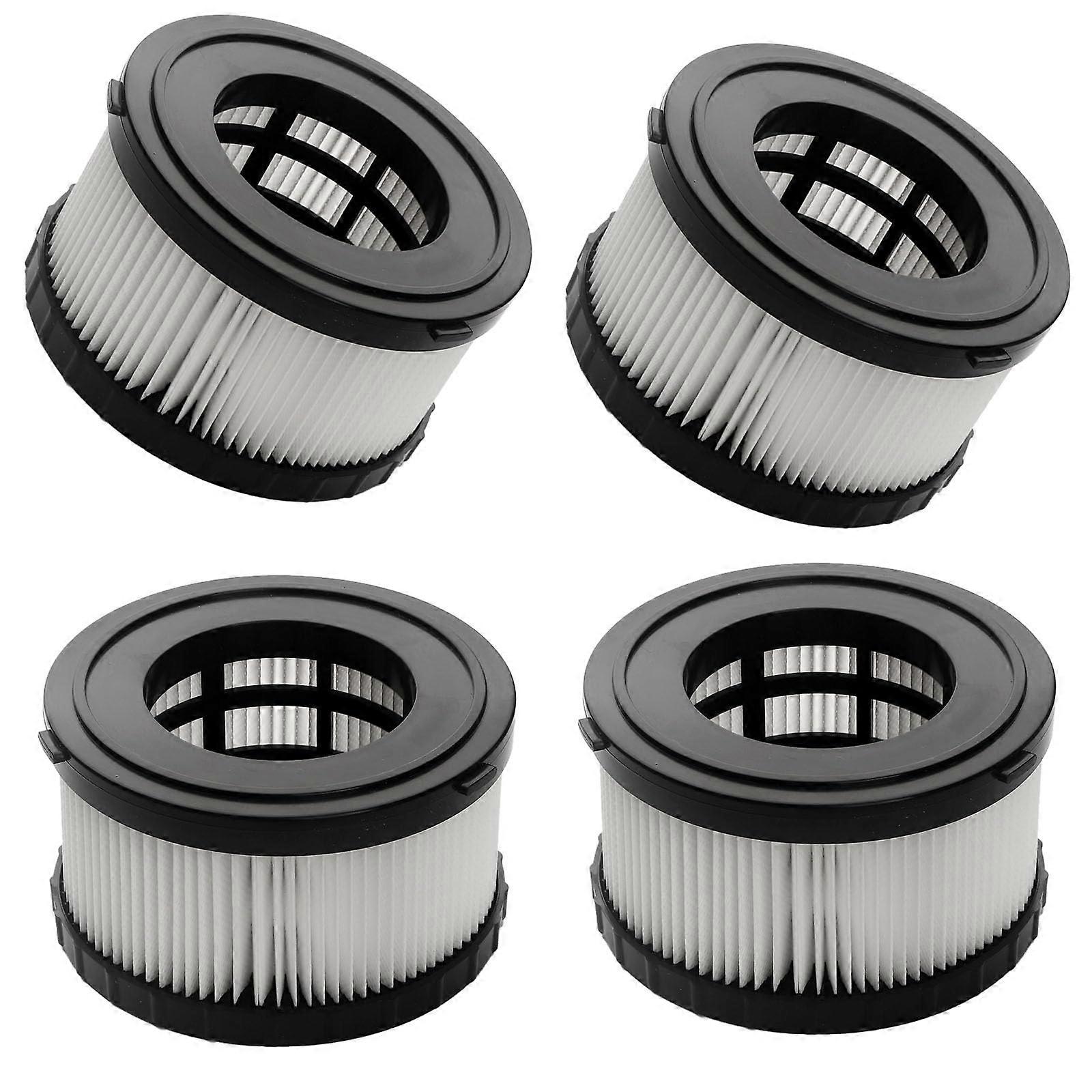 DC5151H HEPA Filter Replacement 4 Pack Compatible with DEWALT DC5151H DC515 DCV517 Wet Dry Vacuum Filters