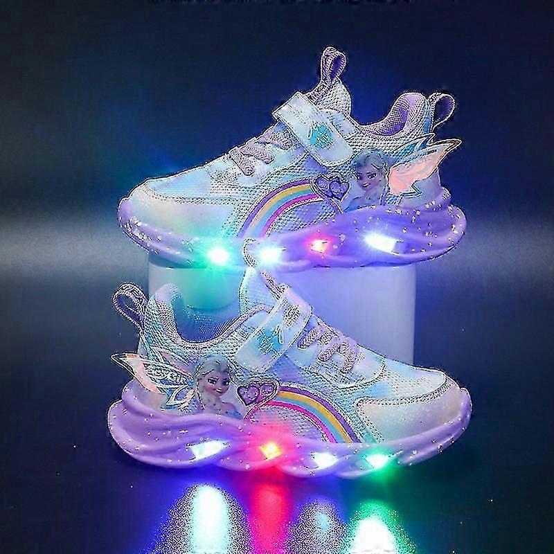 Chaussures lumineuses à LED pour enfants, baskets clignotantes pour filles, taille
