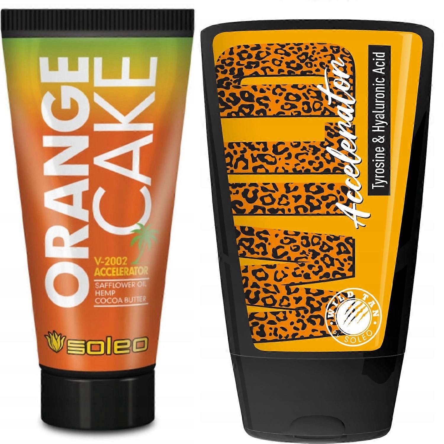 Soleo Orange Cake + Wild Tan Tanning Accelerator Free