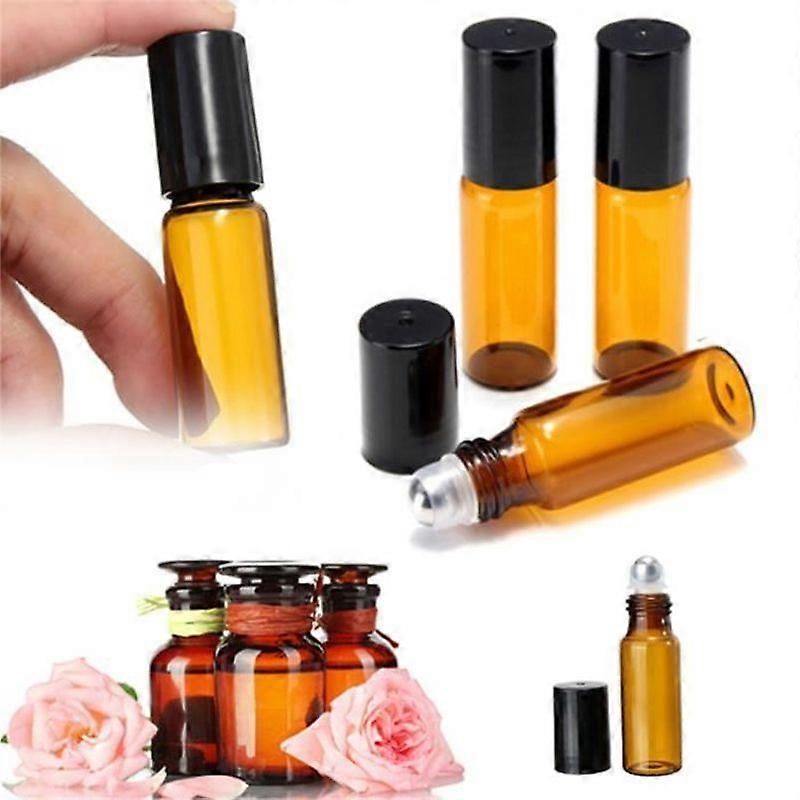 TEMPSA 20Pcs 5ml Roll On Essential Oil Bottle Perfume Sample