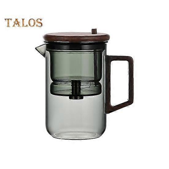 550/750 ml tekande med infusionsenhed træhåndtag tekande borosilikatglas tekande vandseparationsteknologi drypfri tud let pleje tekande