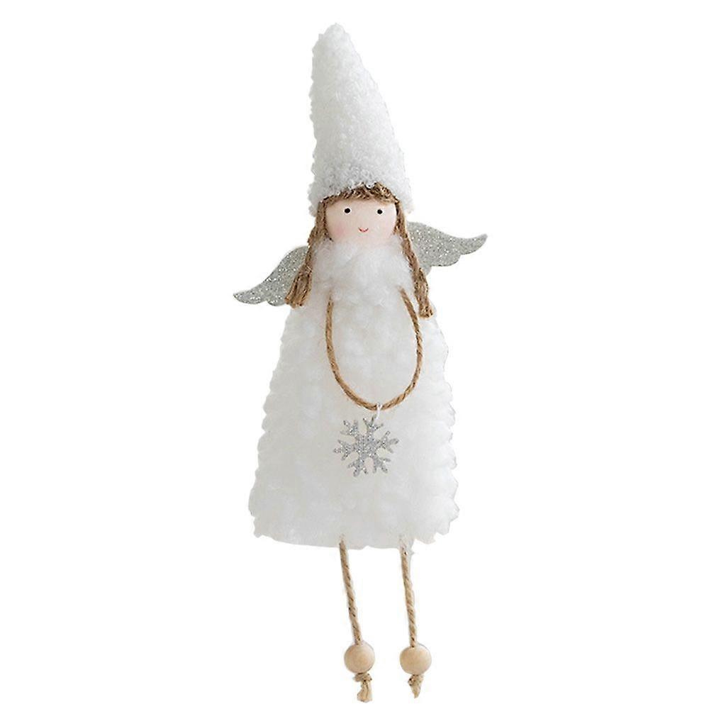 Plush Elf Ornament Multi-color Angel Doll Hanging Pendant for Xmas Tree Decor