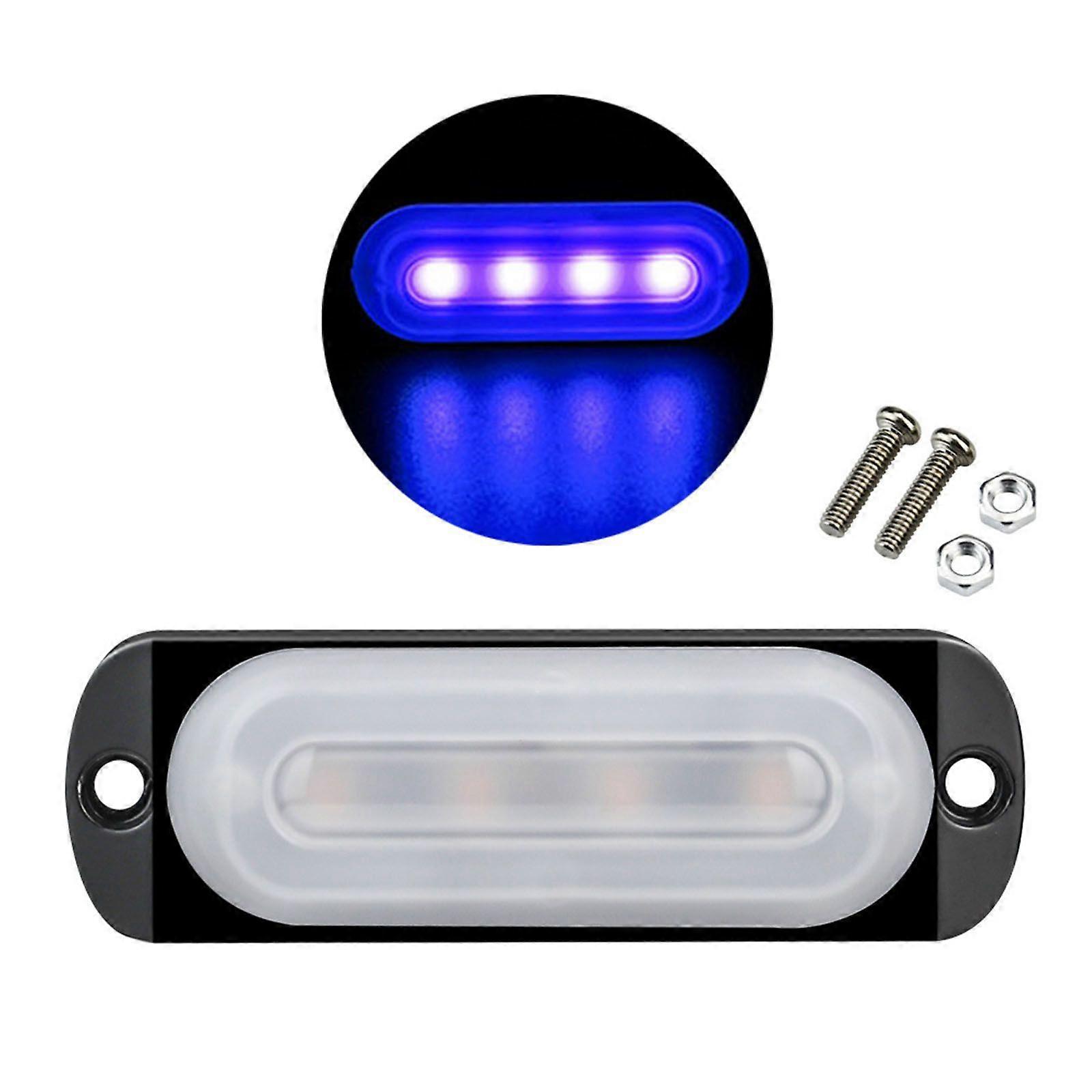 Car 12V-24V Side Light Daytime Running Light Marker Wedge License Plate Light