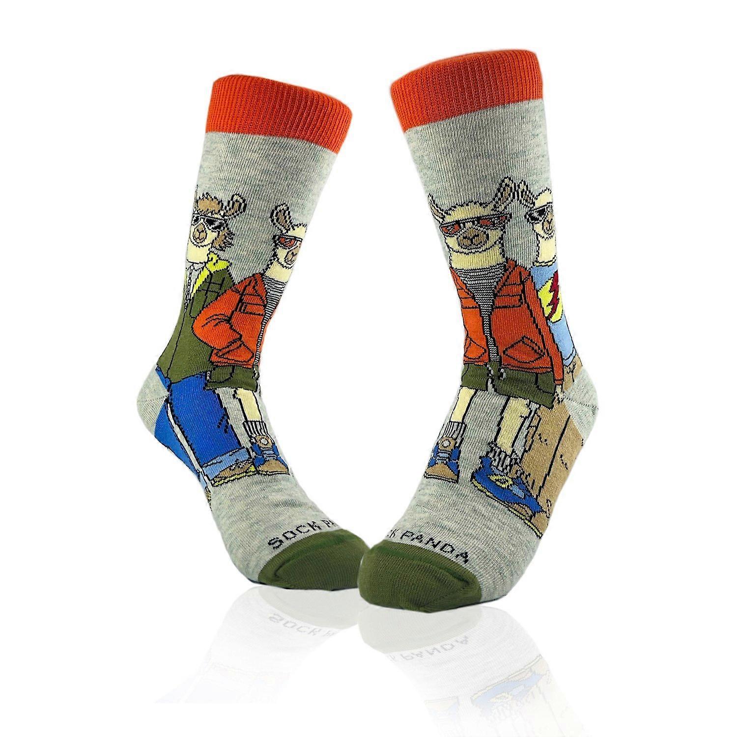 Cool Llamas Socks from the Sock Panda (Adult Small)