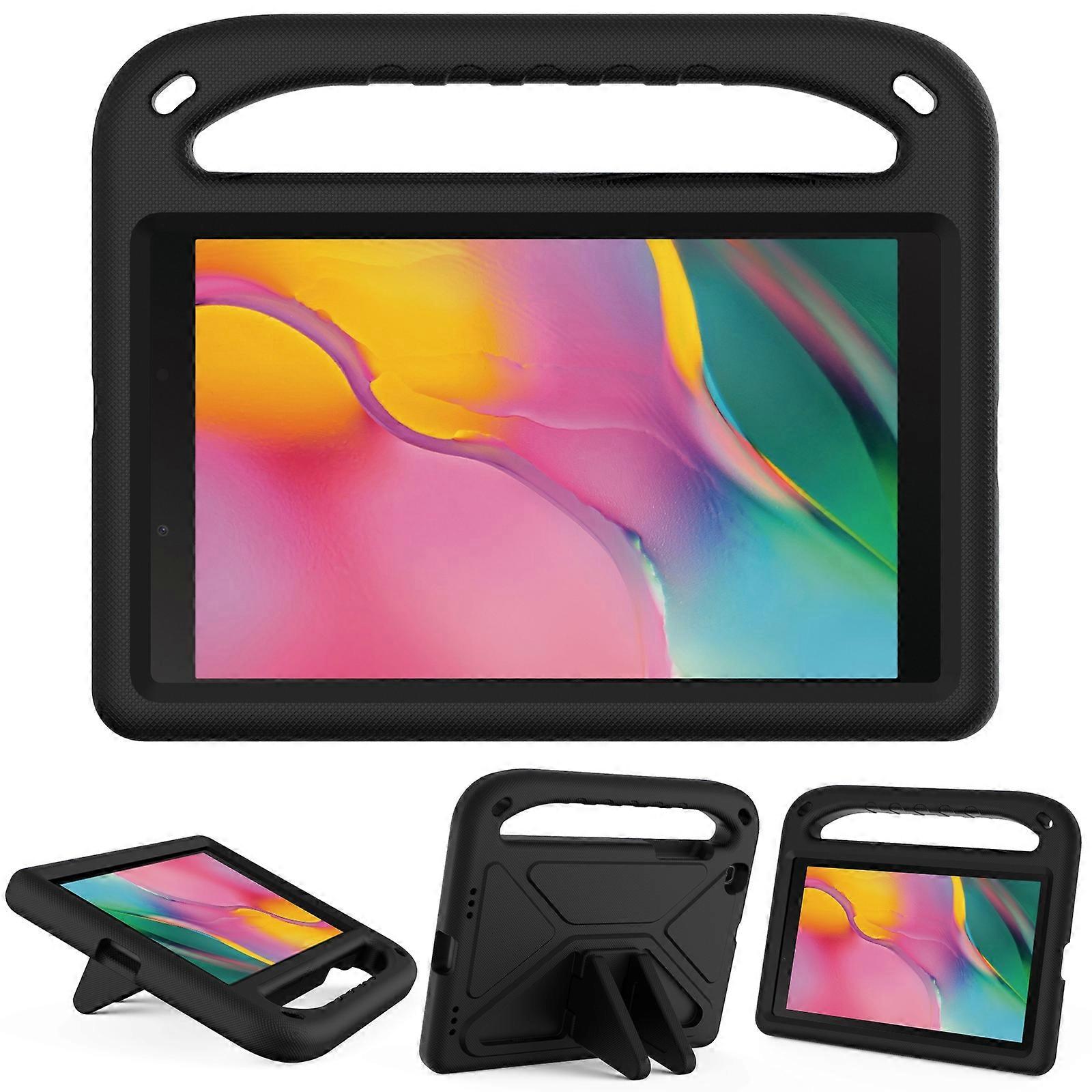 For Samsung Galaxy Tab A 8.0 2019 SM-T290 / SM-T295 Handle Portable EVA Shockproof Anti Falling Protective Case with Triangle Holder