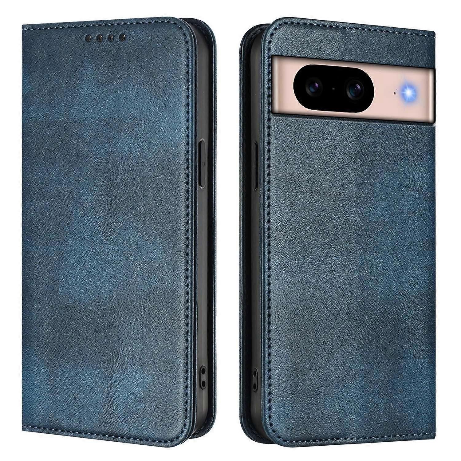 For Google Pixel 8a Wallet Cases Retro Texture RFID Blocking Leather Phone Cover
