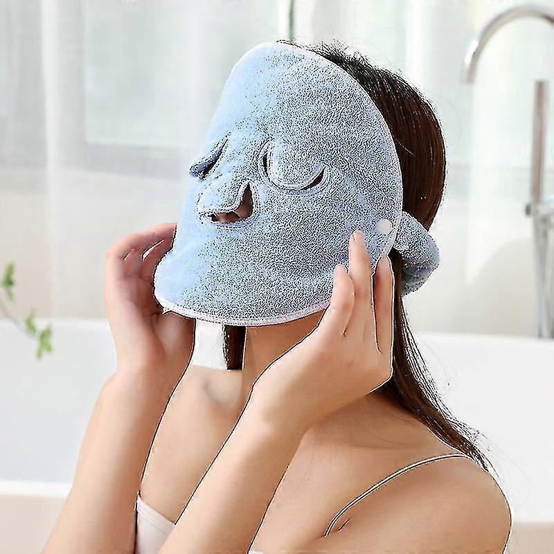 Newest Reusable Spa Towel Hot And Cold Compressed Steam Facial Towel Anti-aging Moisturizing Facial Beauty Towel (3pcs)