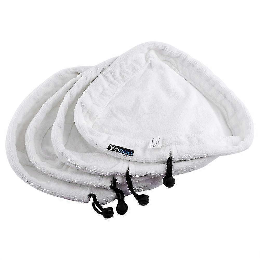 4pcs Steam Cleaner Mop Pads Replacement Microfiber for (Triangular) Cleaning