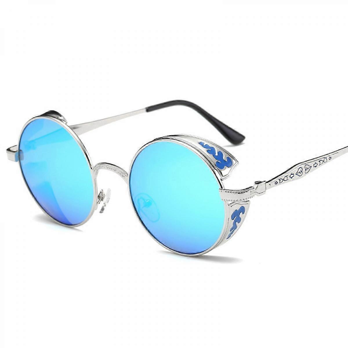 Punk Steam Round Women's Polarized Sunglasses