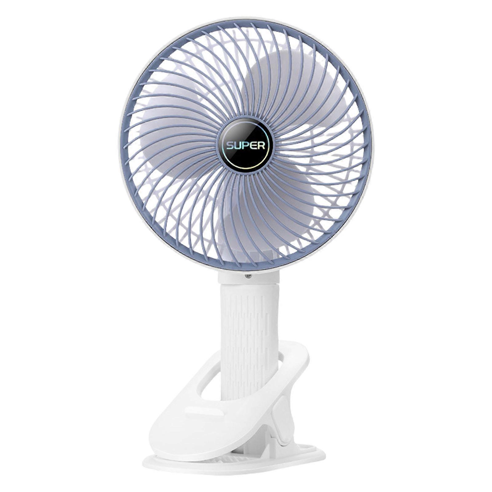 USB Rechargeable Portable Fan with 3 Speed Settings Quiet Operation Handheld Small Electric Fan for Outdoor Use