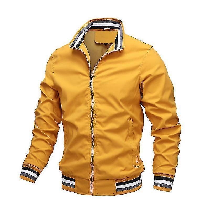 Lässige einfarbige Herrenjacke