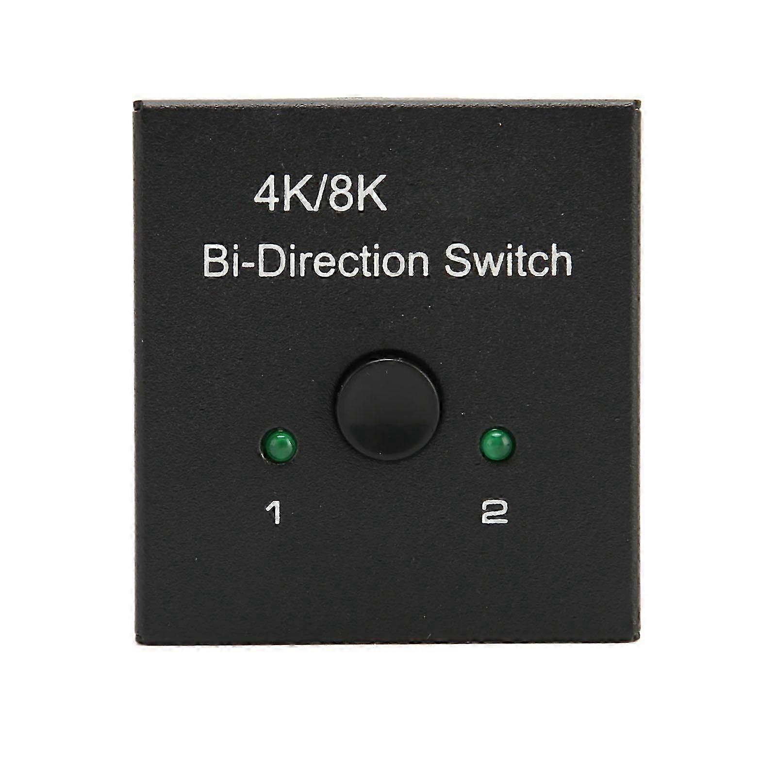 8K 4K HD Multimedia Interface Bi Direction Switch 40Gbps Plug and Play HD Multimedia Interface Splitter for PS4 for Xbox