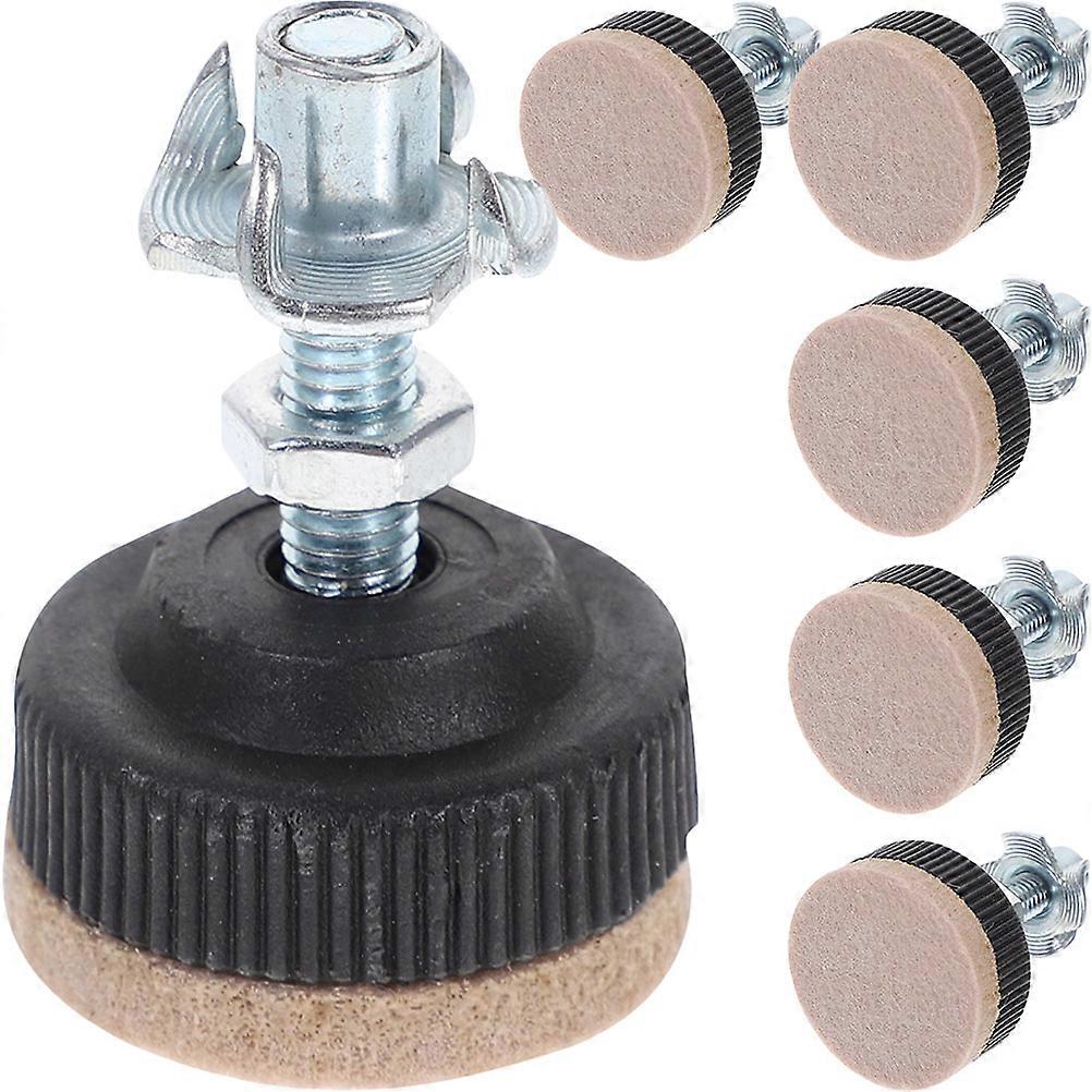 6pcs Adjustable Felt Furniture Levelers Strong Load Bearing Legs for Easy Leveling – Ideal for Tables, Chairs, Cabinets in Home, Office, Restaurant