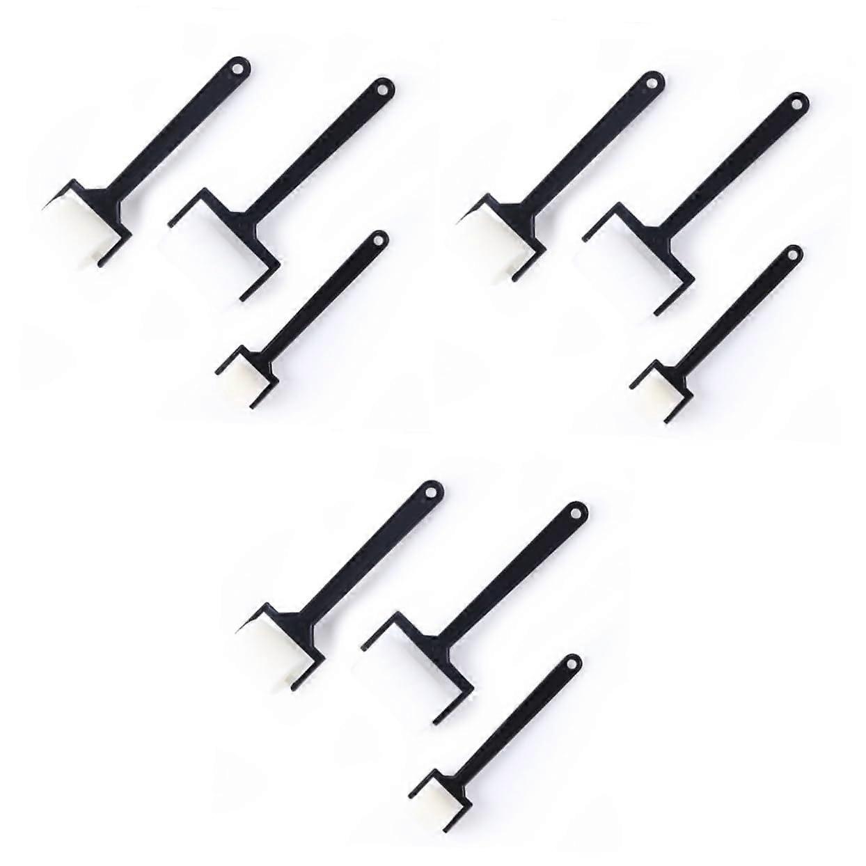 36 Pcs Sponge Paint Brush Set for Kids Art, 4 Styles, Soft Foam Brushes with Easy Grip Handles