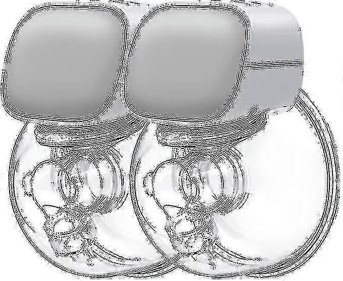 Portable Double Electric Wearable Pump, Low Hands - Grey