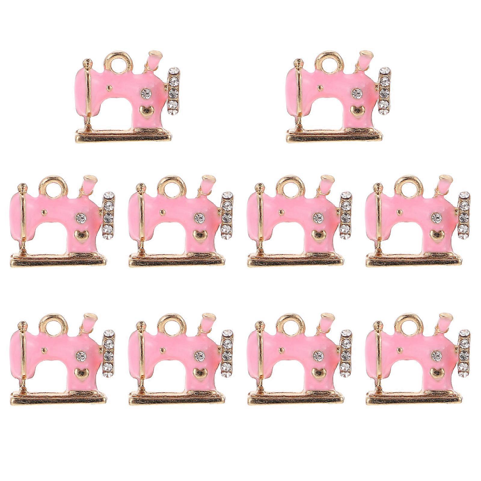 Practical Sewing Machine Shaped Charm, Alloy Pendant for Creative Necklace Projects