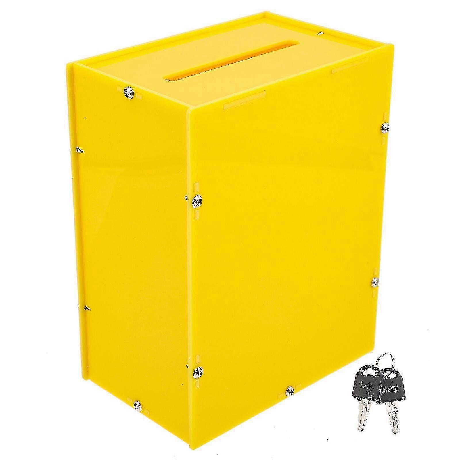 Ballot Box Acrylic Voting Box Suggestion Box Wall Ballot Box With Slot And Lock Edition 0607
