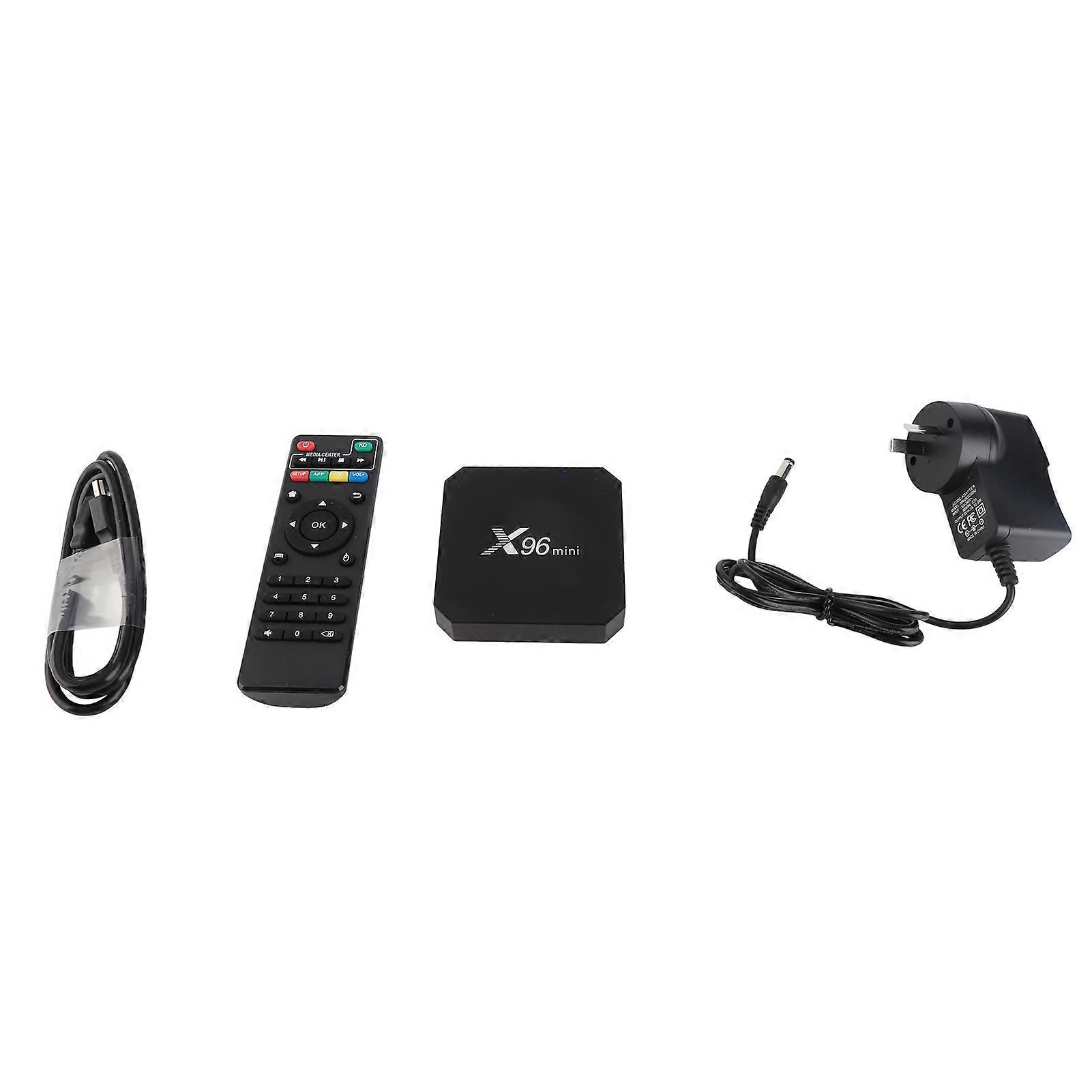 X96mini Android 11.0 TV Box 4K UHD Media Player Dual-Band WiFi AV1 H.265 Decoding