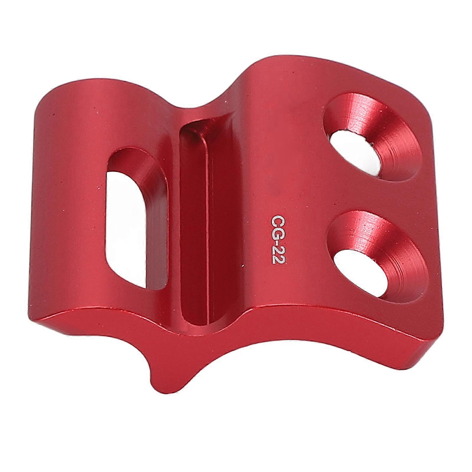 Bicycle Front Derailleur Hanger Aluminium CNC Processing Anodic Oxide Coating Road Bike Front Derailleur Hanger for Accessory Red