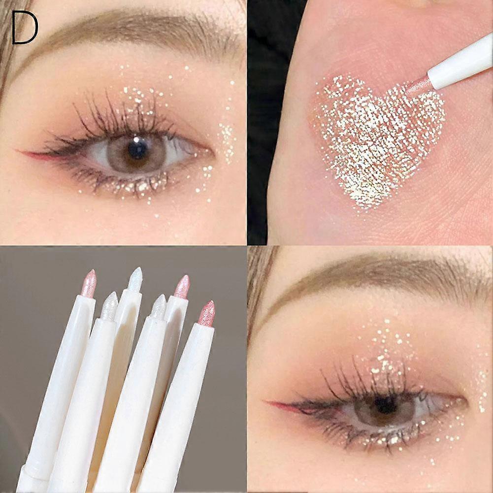 Long Lasting Waterproof Eyeshadow Pen High Color Saturation 4 Colors Easy to Use All Skin Types