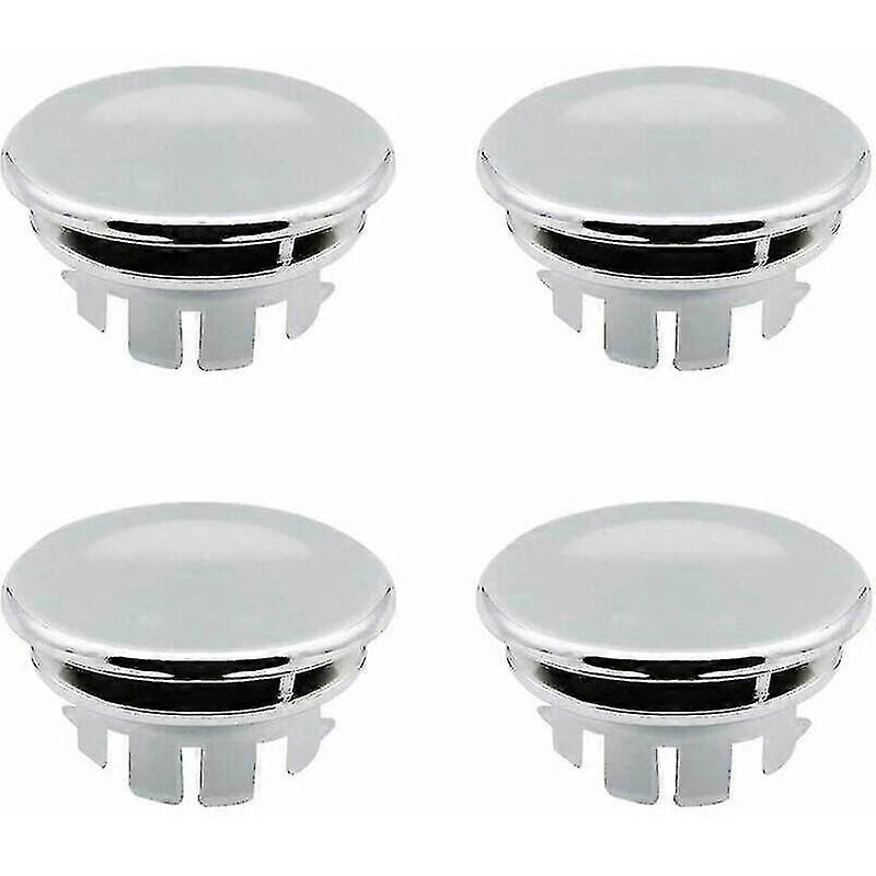 Sink Overflow Cover Overflow Ring Replacement Stopper for Bathroom Kitchen Sink Overflow Round Hole - Properly Insert Replacement Parts (4 Pcs)