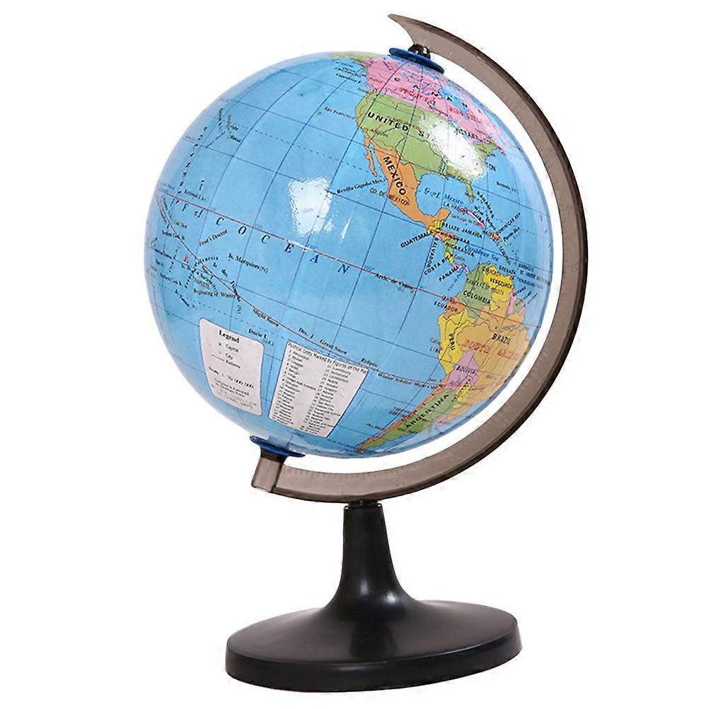 Desktop Globe World Map For Children Educational Geography Learning Toy With Stand Office Ornament .2 Inch Diameter 1Set