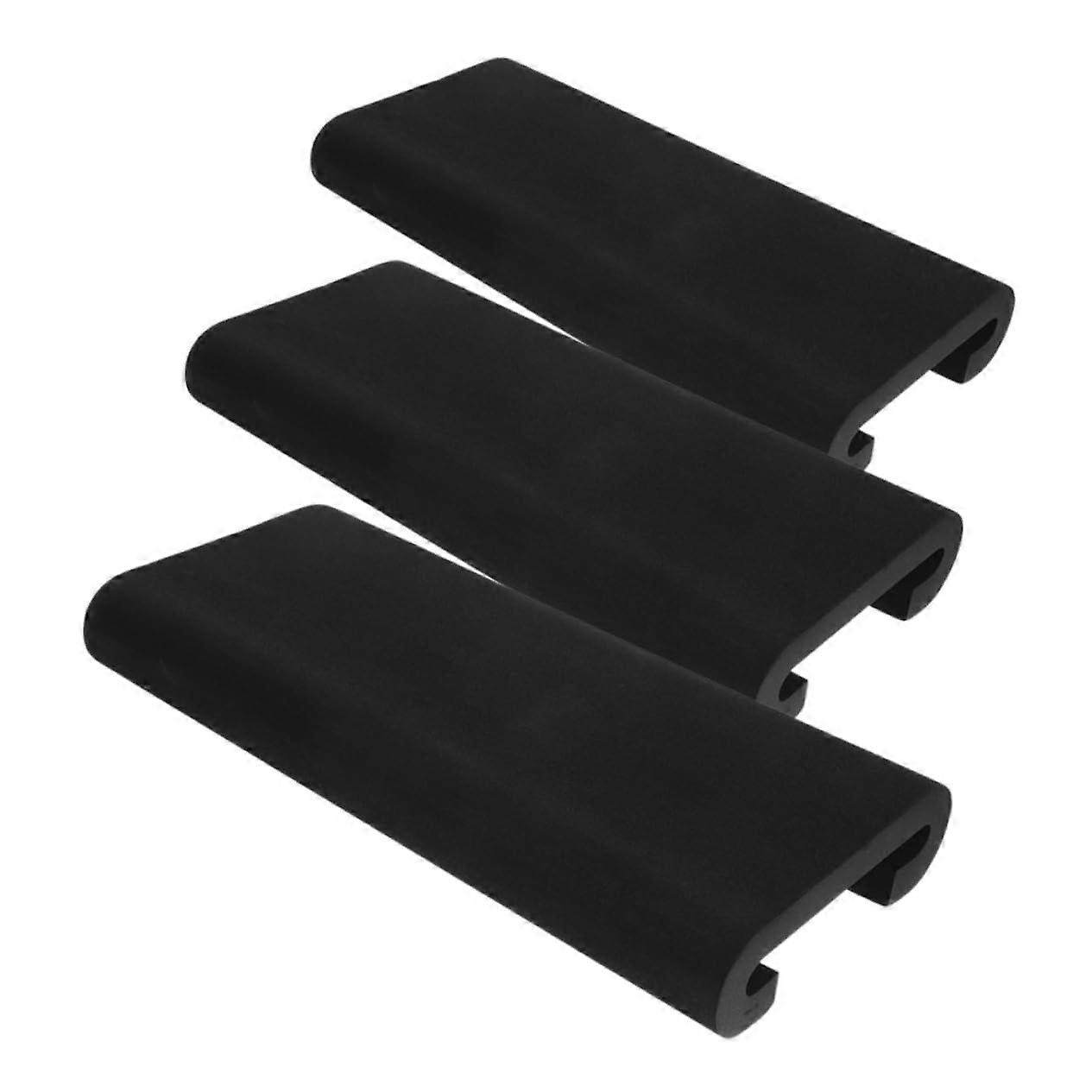 Kayak Seat Cushion Canoe Water Sports NonSlip Comfortable EVA Black Pack of 3