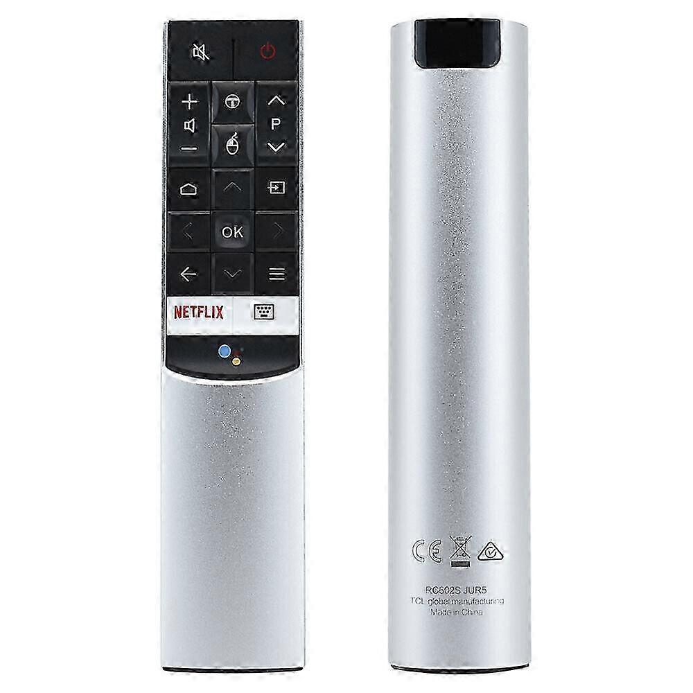 RC602S JUR5 för TCL Android Voice TV-fjärrkontroll L65C2US 55X4US Edition0722