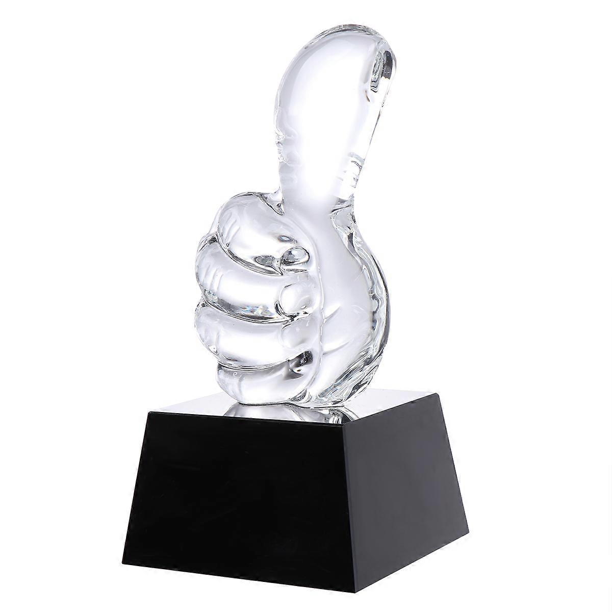 Prize Cup For Kids Crystal Award Trophy Recognition Reward Thumb Cartoon Design 1PC
