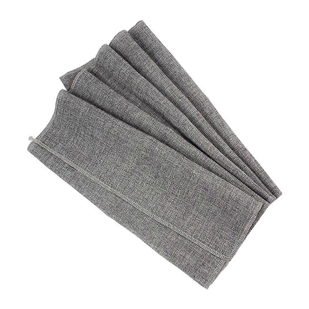 Rustic Table Runner Linen Imitated Kitchen Party Table Decoration 30 x 275cm Gray 1Set
