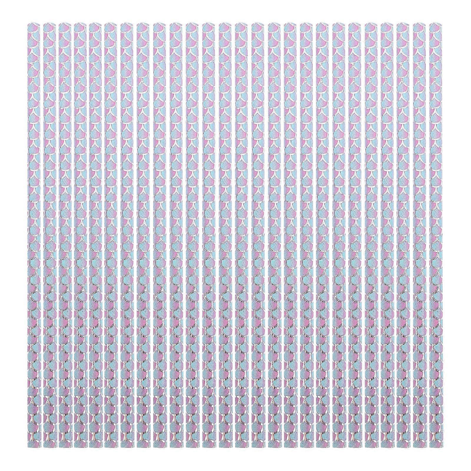 Party Straw Paper Drinking Home Use Fashionable and Cute Design 100Pcs