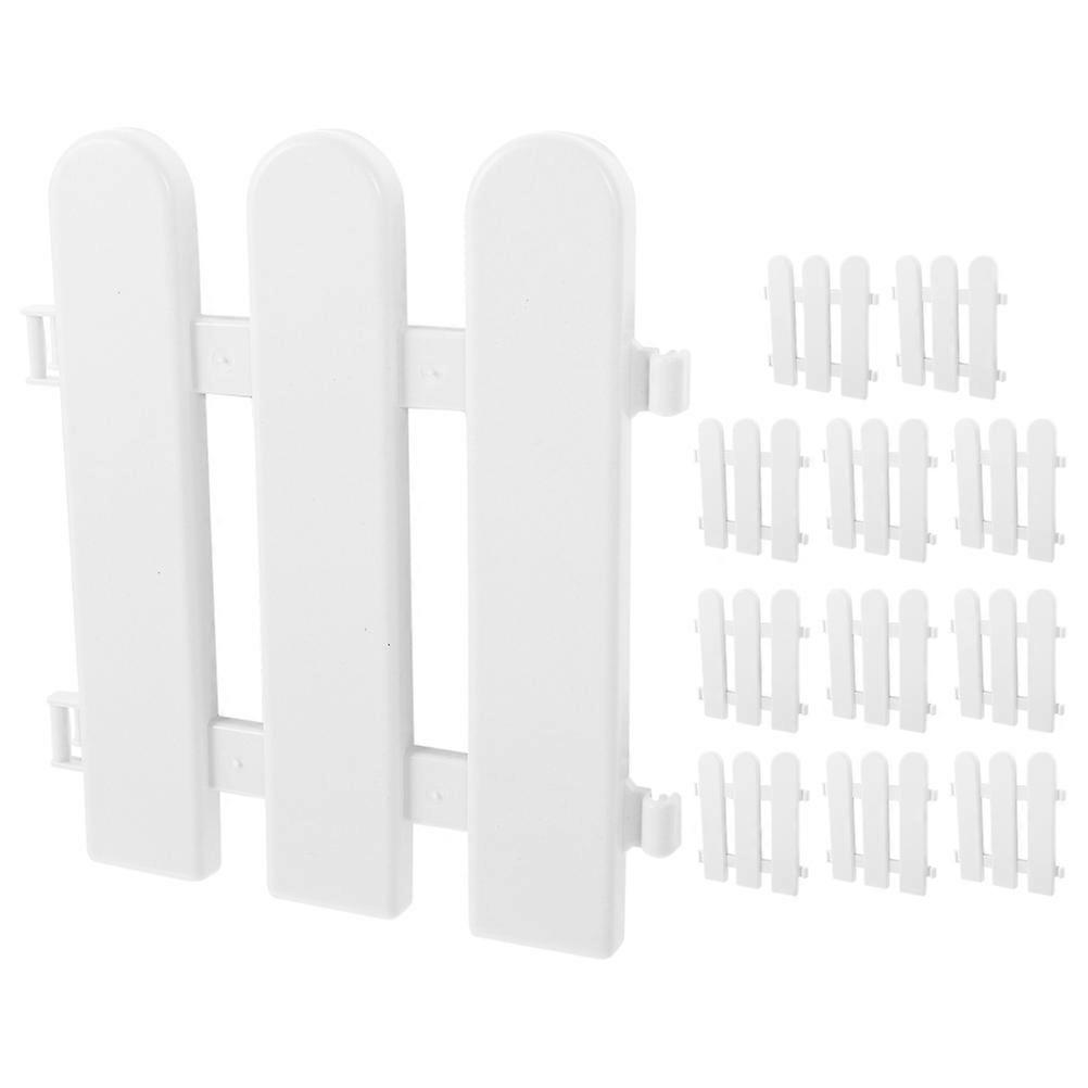 Plastic Fence For Garden Ornamental Garden Border Panel Landscaping Projects Gardeners Flower Bed Edging .9 6.7 0.3in 12Pcs