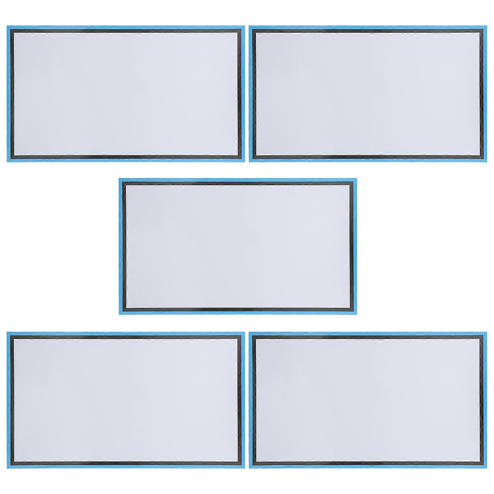 Magnetic Dry Erase Board For Wall Households Reusable To-Do List Recording Multi Color 5Pcs