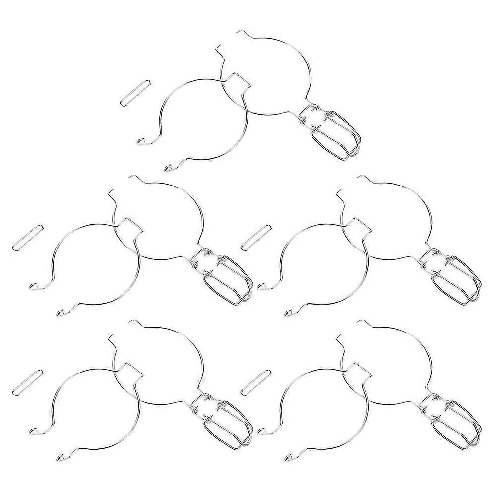 5 قطع واسعة الفم جرة جرة ختم مقاطع مع أبازيم قفل الأسلاك للتعليب وتخزين المواد الغذائية سهلة التركيب وتصميم الربيع للاستخدام في المطبخ