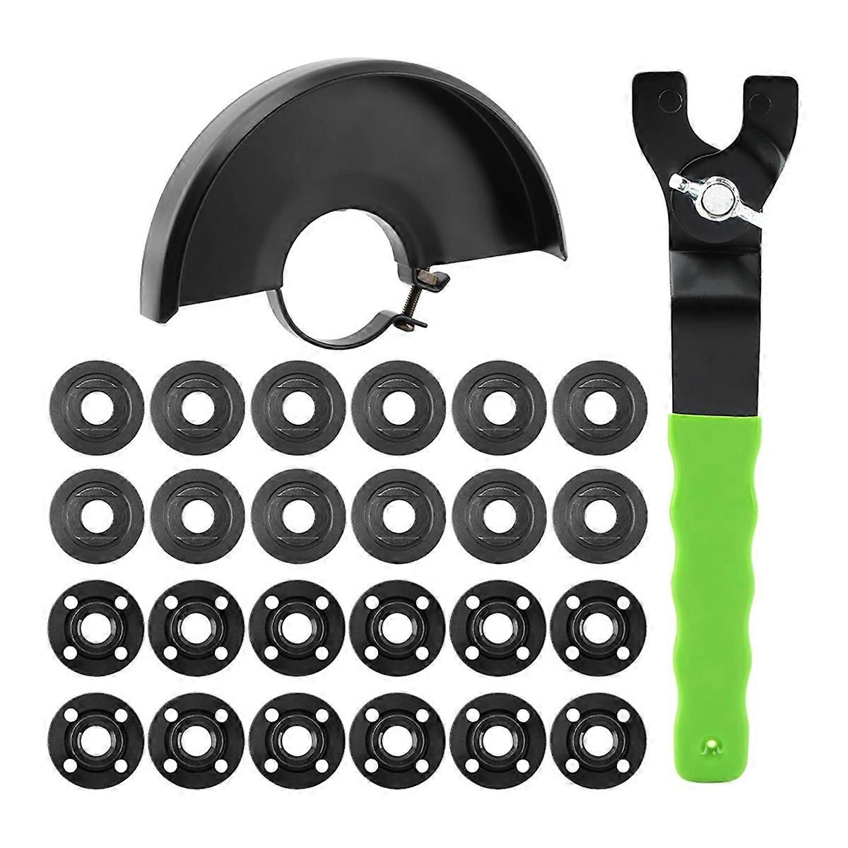 26pcs Angle Grinder Wrench Kit, Adjustable Angle Grinder Spanner Wrench, Replacement Parts for Angl
