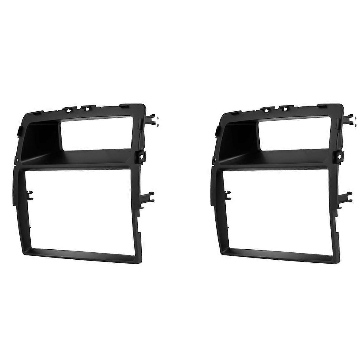 2X 2 Din Radio Fascia for Primastar Vivaro Trafic II Installation Frame Panel DVD Face Plate Trim