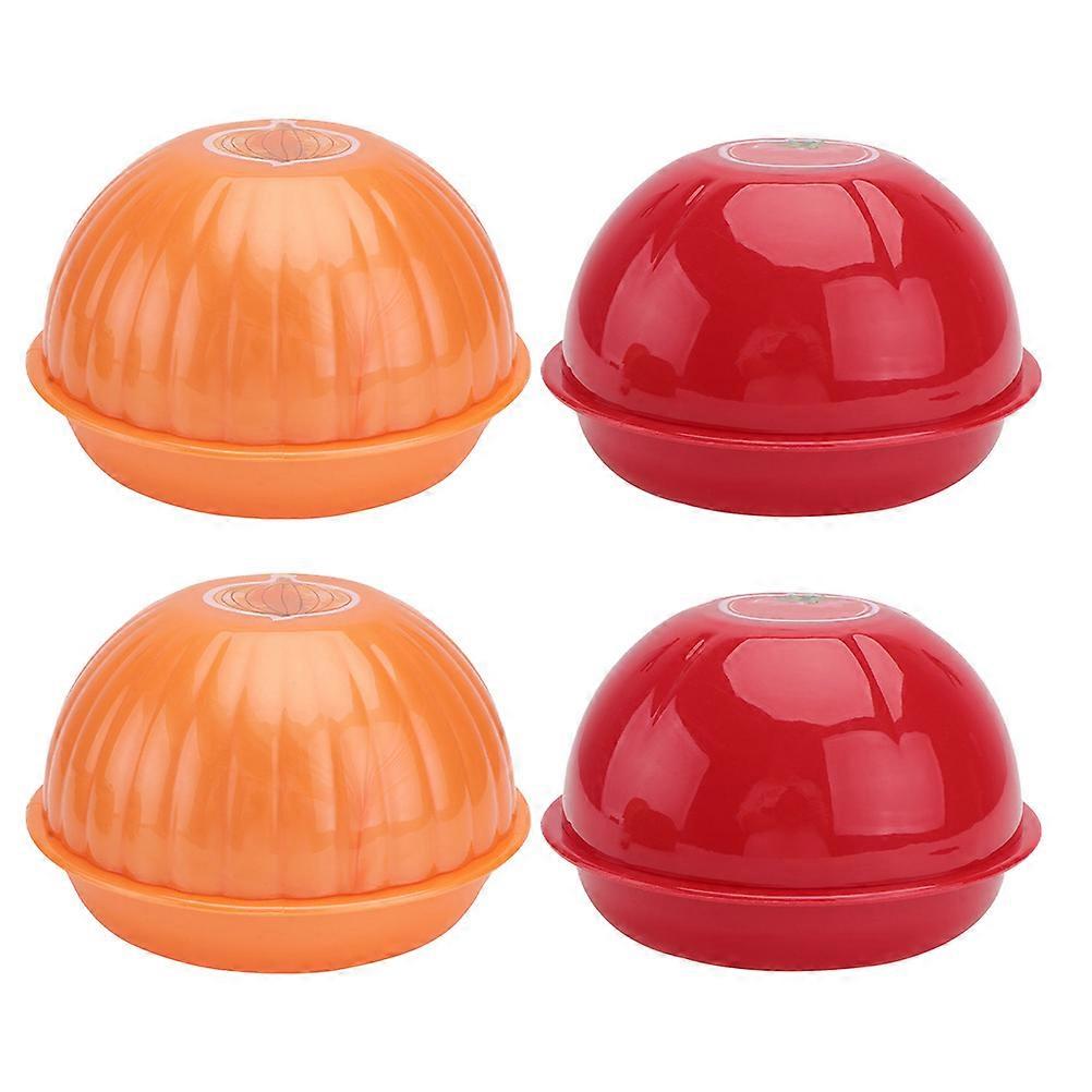Refrigerator Fresh Box Airtight Food Preservation Assorted Color 4Set