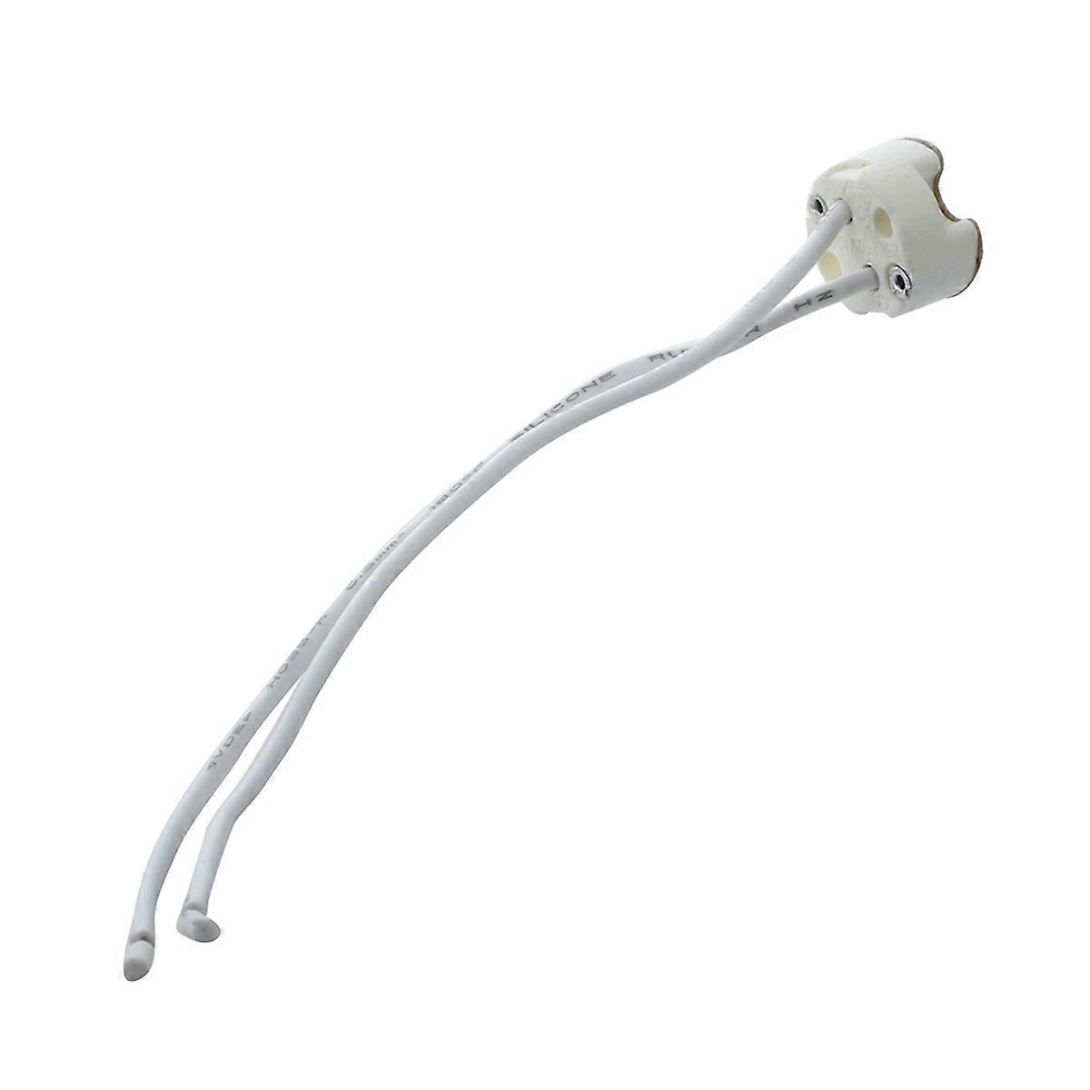 15 Pcs White MR16 GU5.3 Ceramic Base Socket LED Light Lamp Holder