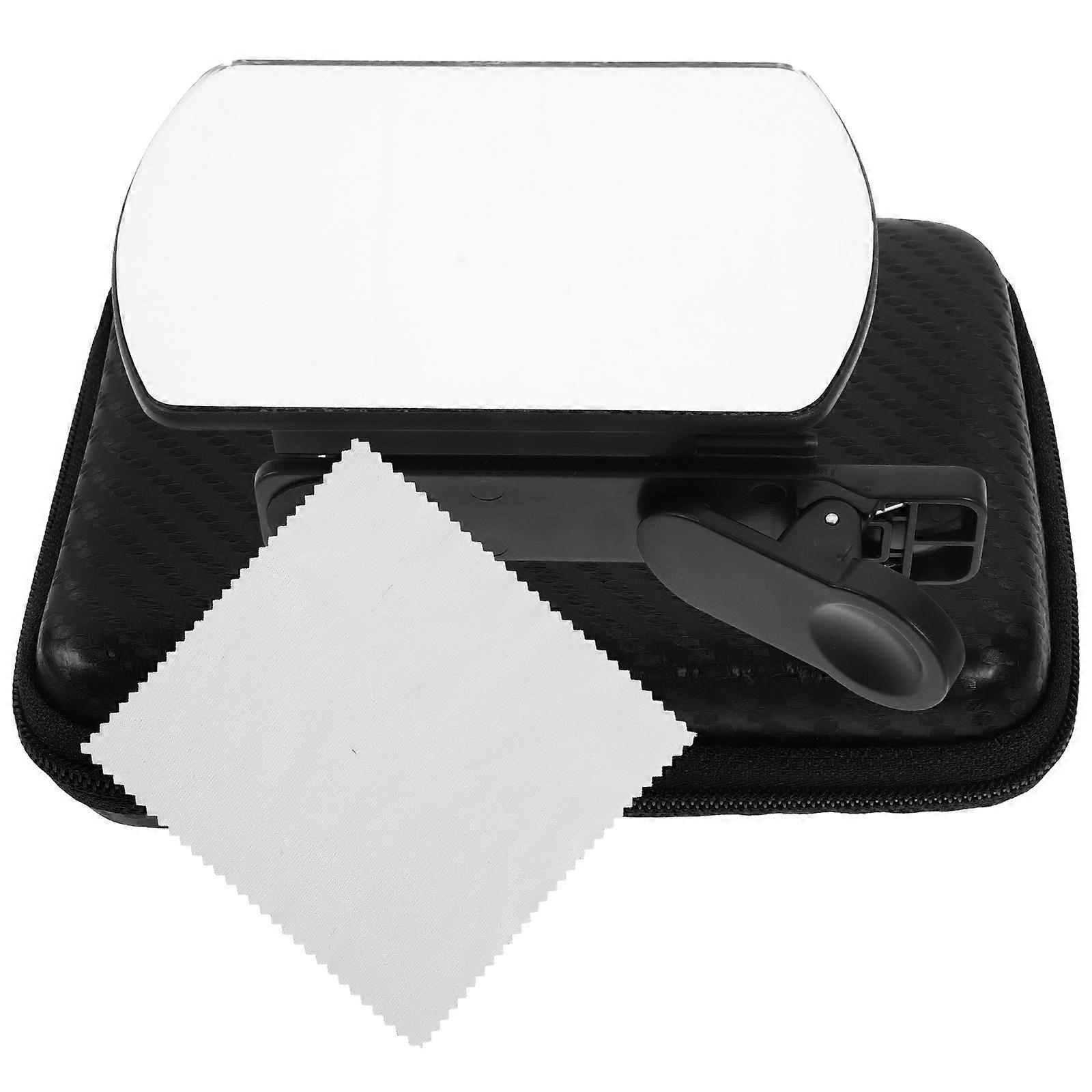 Phone Camera Mirror Reflection Clip Travel Selfie Mirror Reflection Clip Black 1 Product Display High-definition Reflection