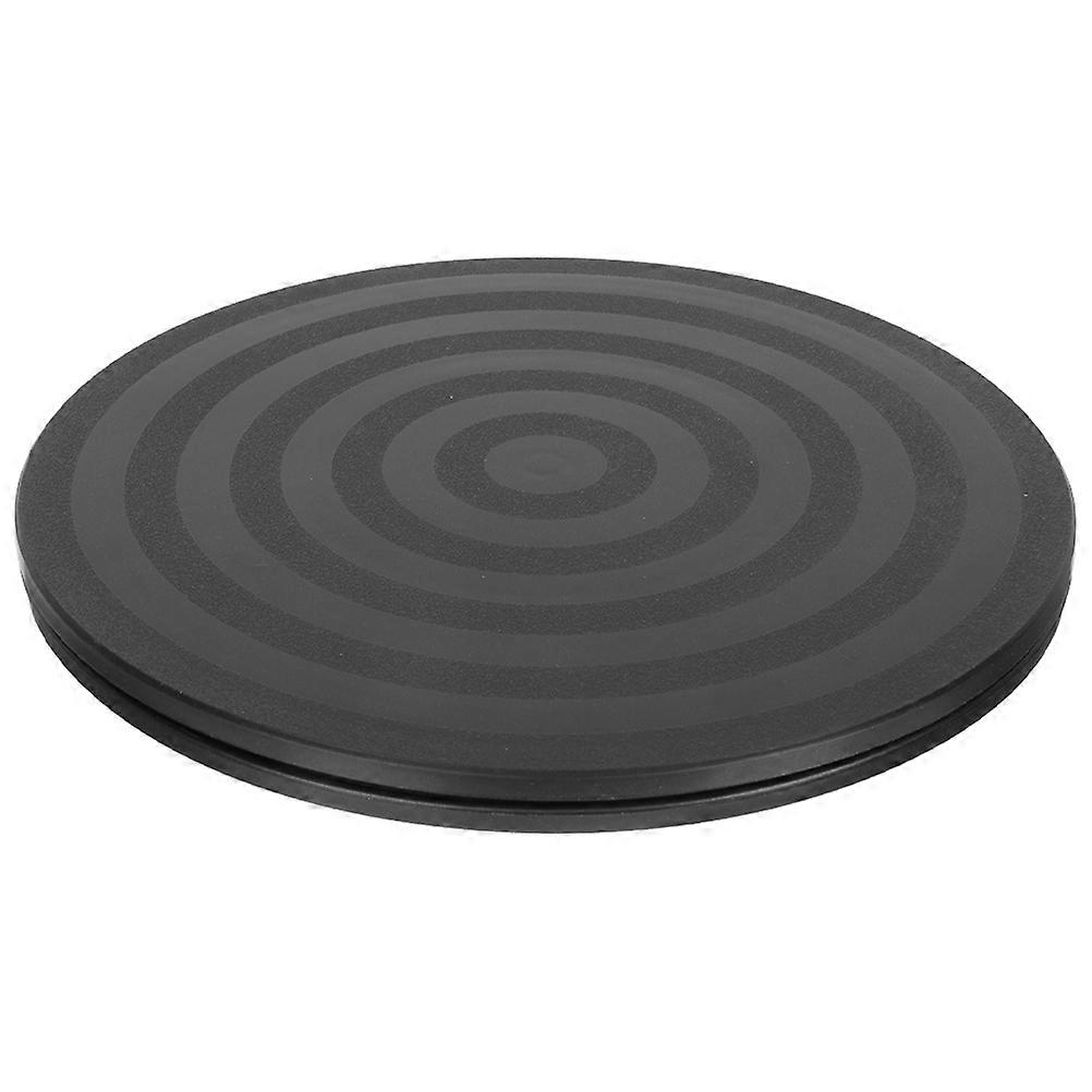 Ceramic Pottery Tools Turntable Base Manual Rotation For Flower Arranging Black 20.00X20.00X1.20CM 1Set