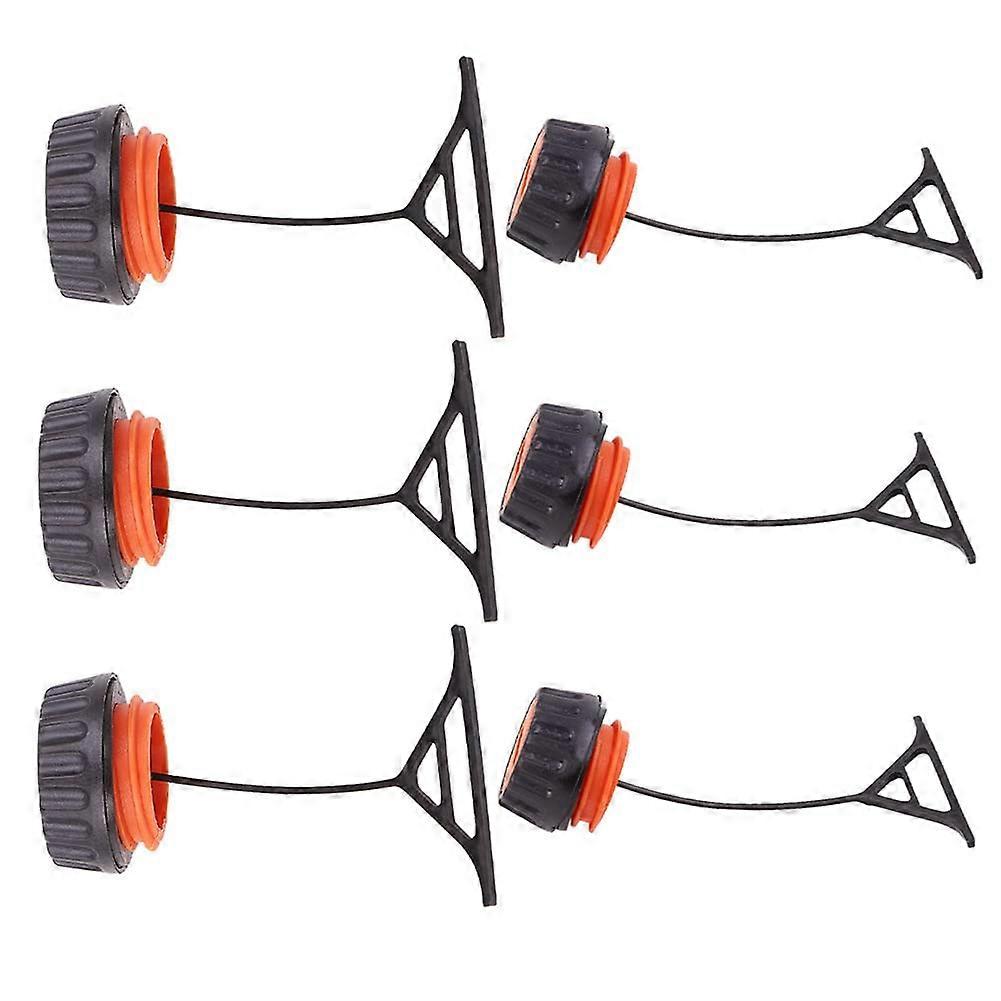 6 Piece Fuel Cap Kit For Stihl Chainsaws 066 038 064 084 088 MS650 MS640 MS660 Compatible