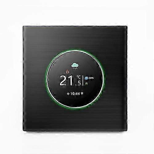 BHT-7000-GBLW 95-240V AC 16A Smart Knob Electric Heating Thermostat with Internal Sensor & WiFi Connection